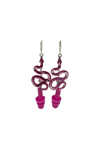 Snake Earplug Earrings