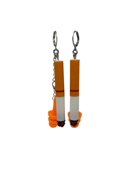 Cigarette Hearing Protection Earrings