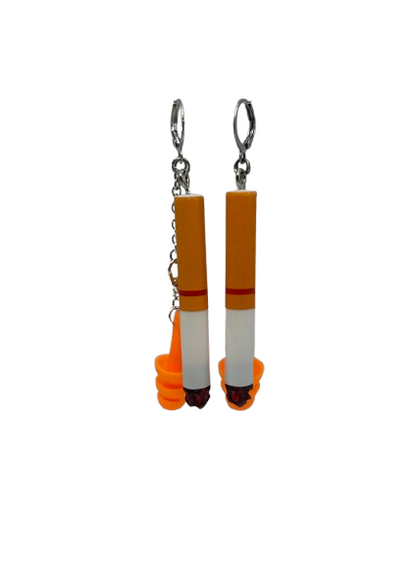 Cigarette Hearing Protection Earrings
