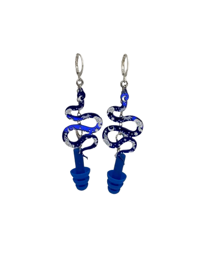 Snake Earplug Earrings