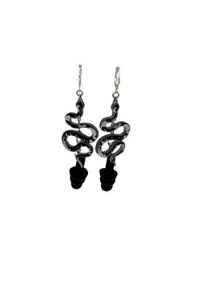 Snake Earplug Earrings