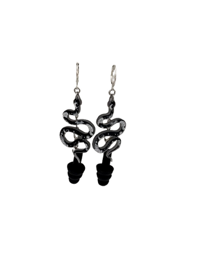 Snake Earplug Earrings